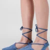 Alpargata macramé lace up