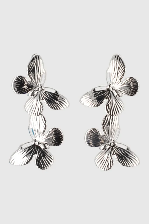 Aretes doble mariposas