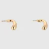 aretes gotita metal