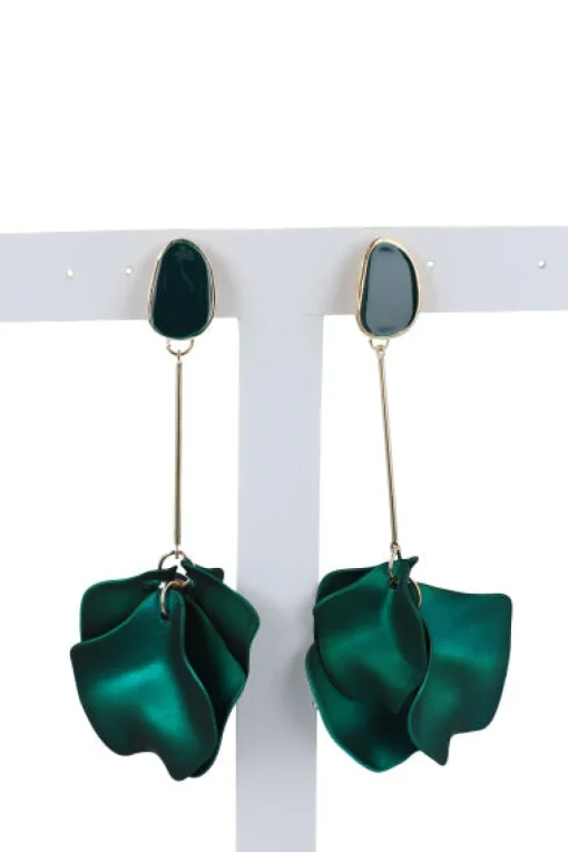 Aretes Largos Pétalos