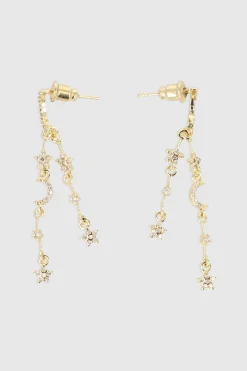 Aretes luna brillos