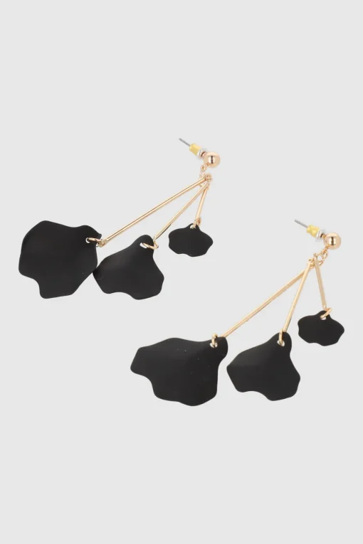 Aretes petalos barrita