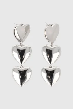 Aretes triple corazon