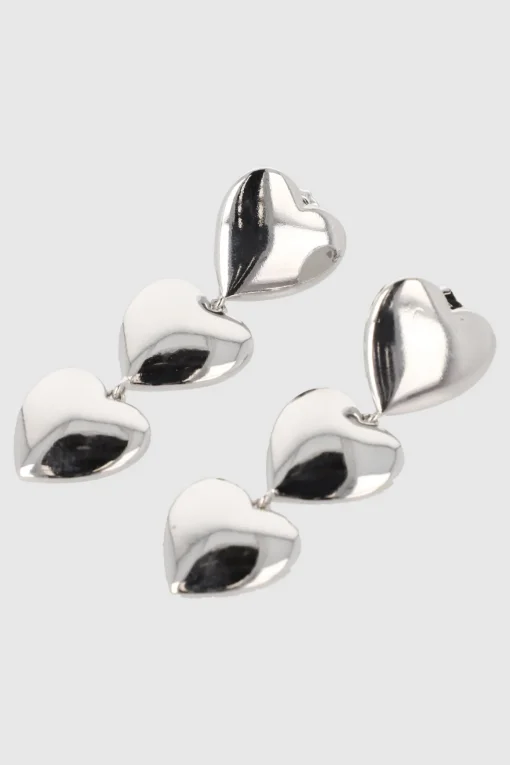 Aretes triple corazon