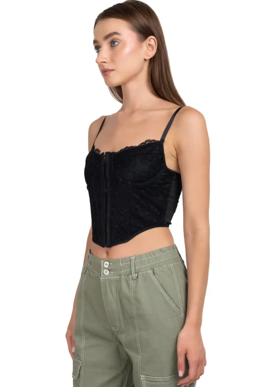 Blusa Corset Encaje
