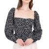 Blusa estampada botones