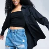 Blusa oversize elevadores