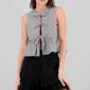 Blusa rayas detalle moños