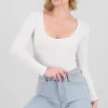 Bodysuit Liso Escote Cuadrado