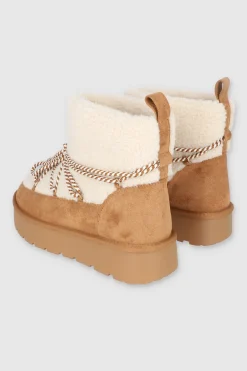 Bota invierno nieve cordón