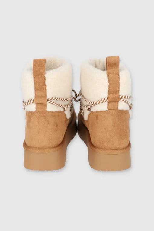 Bota invierno nieve cordón
