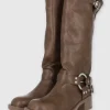 Bota motera hebilla superior