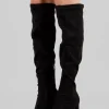 Bota over the knee durazno