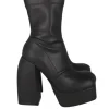 Botin plataforma xxl elástica ajustada