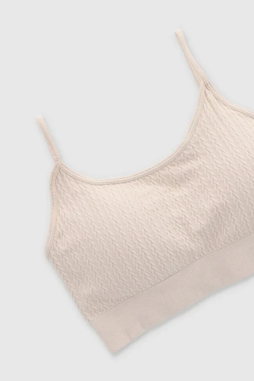 Bralette textura seamless