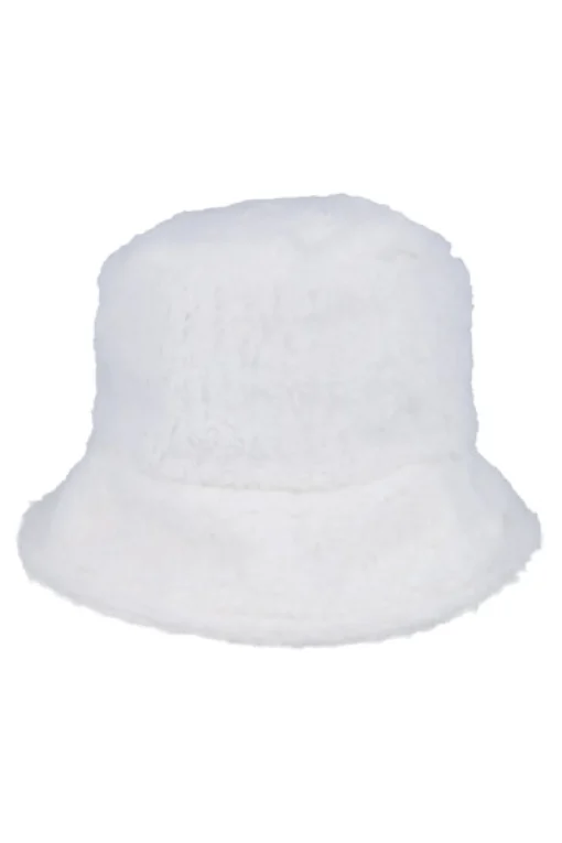 Bucket hat peluche monocolor