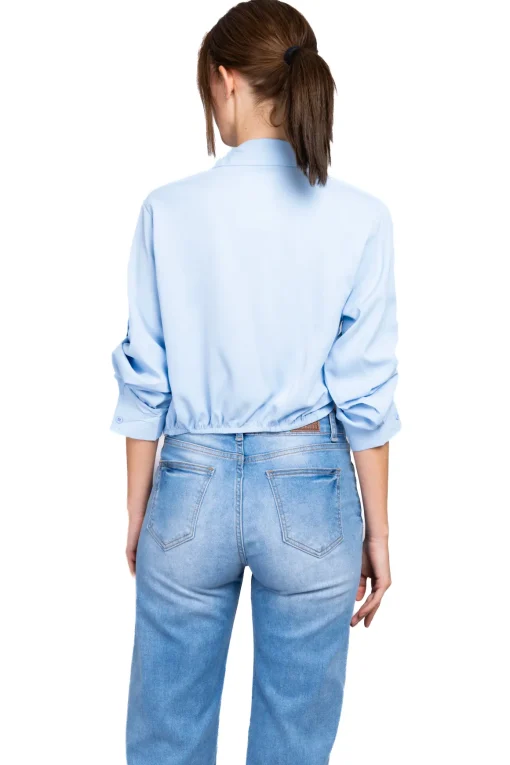 Camisa brillos detalle nudo