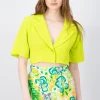 Camisa Crop Detalle Solapa
