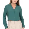 Camisa Crop Escote