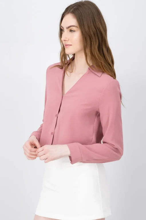 Camisa Crop Escote
