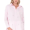 Camisa cuello solapa brillos