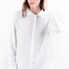 Camisa lisa manga larga