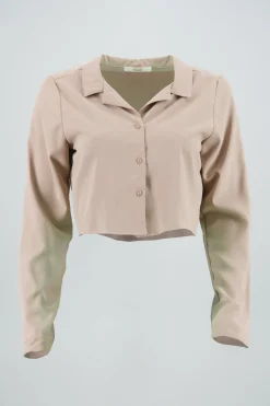 Camisa Lisa Manga Larga