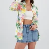 Camisa manga larga oversize detalle botones
