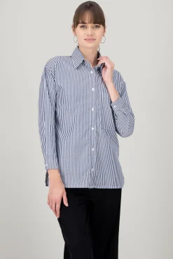 Camisa over rayas