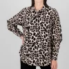Camisa oversize animal print