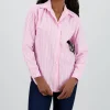 Camisa oversize detalle rayas