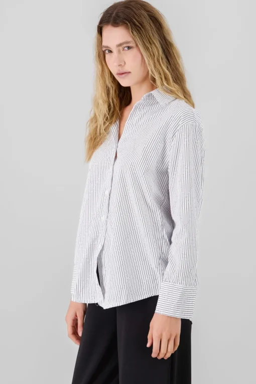 Camisa rayas con brillos Hypsters