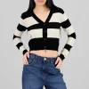 Cardigan rayas contraste