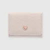 cartera chevron corazon