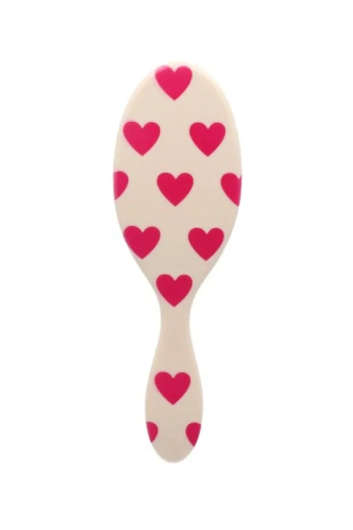 Cepillo cabello corazones