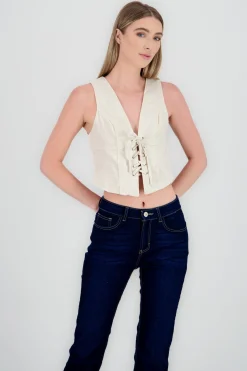 Chaleco con lace up