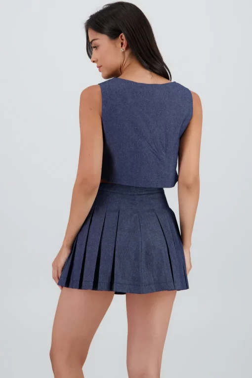 Chaleco sastre denim