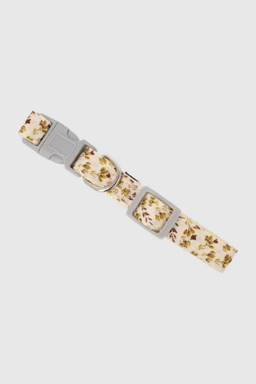Collar mascota moños mini flores