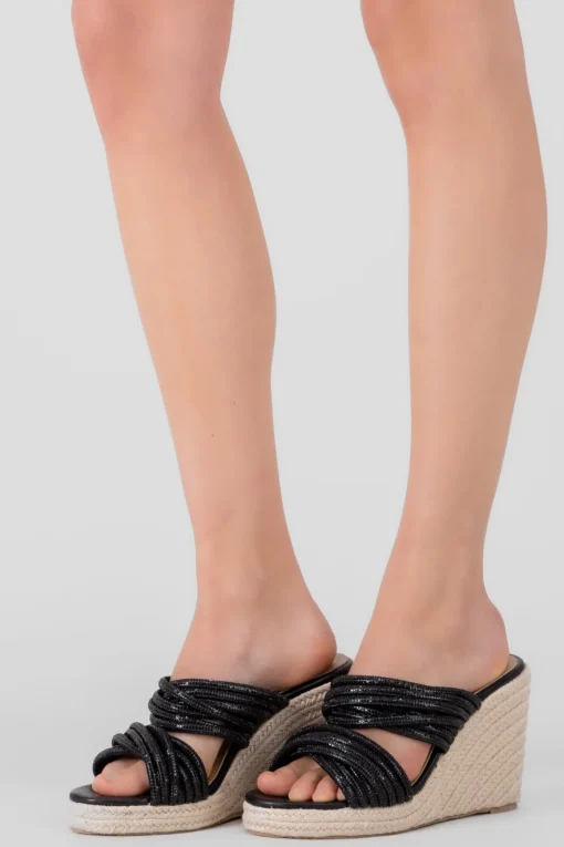Cuña tiras brillos