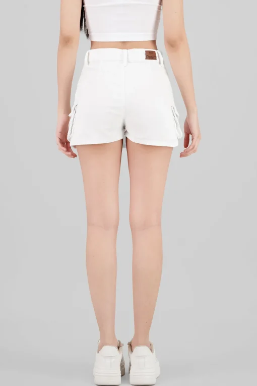 Falda short cargo 2 bolsas parche