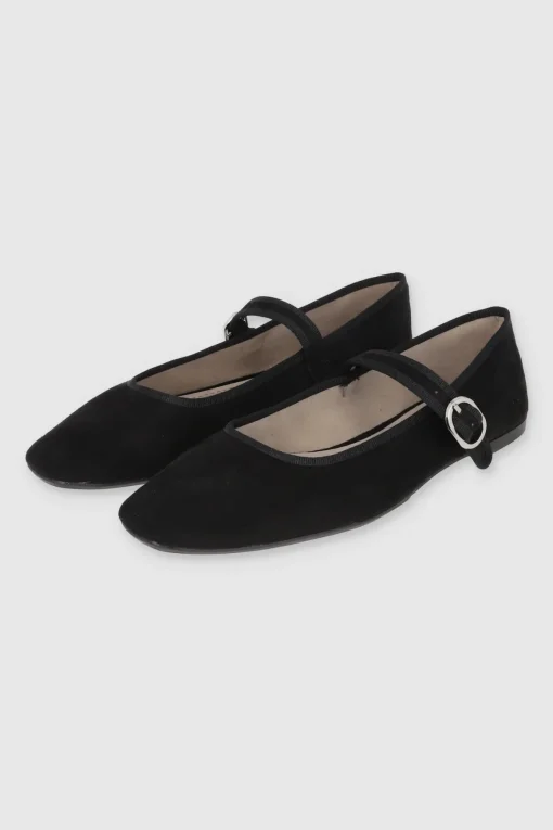 Flat mary jane contrastes bies