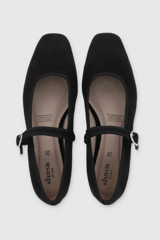 Flat mary jane contrastes bies