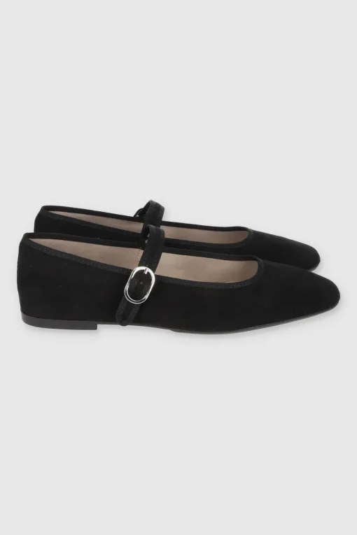 Flat mary jane contrastes bies