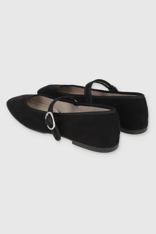 Flat mary jane contrastes bies