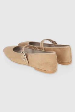 Flat mary jane contrastes bies