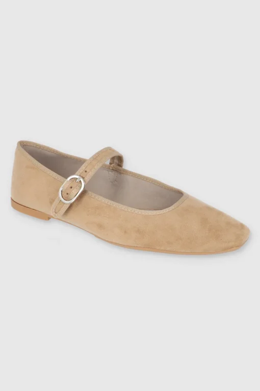 Flat mary jane contrastes bies