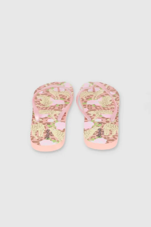 FLIP FLOPS ANIMAL PRINT ROSA