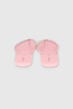 Flip Flops Chinela Flor Brillos