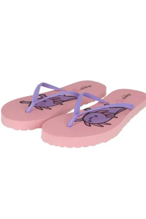 Flip flops estampado ajolote