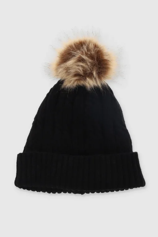 Gorro punto pompón